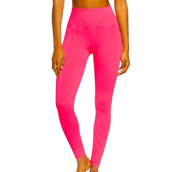 FP Movement by Free People Pants - Free People FP Movement M/L Bright Pink Good Karma Leggings